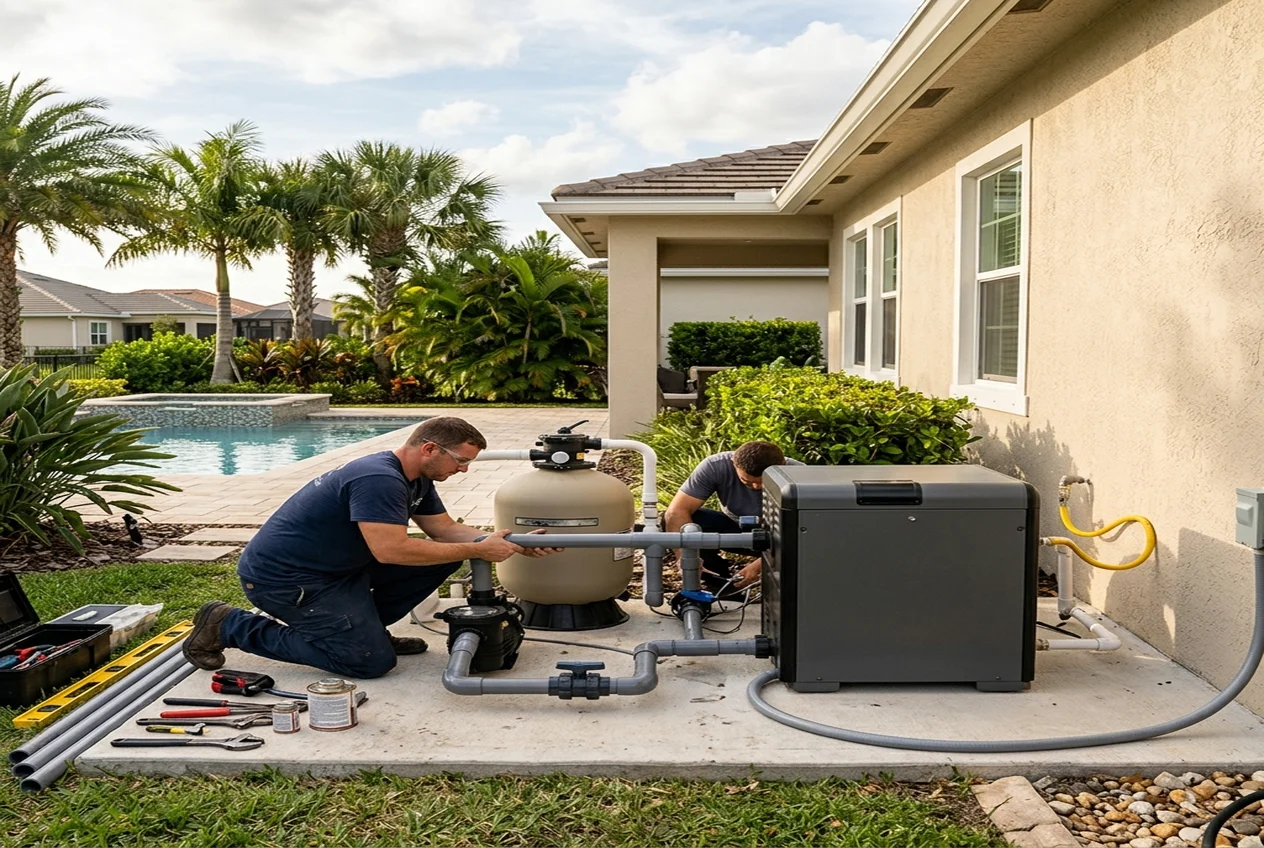 Pool Heater Installation
