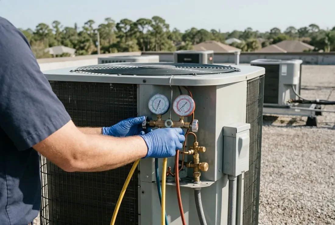 Commercial HVAC Rooftop Condensers