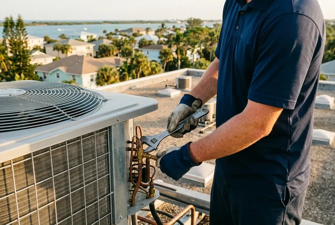 Commercial HVAC Rooftop Condensers