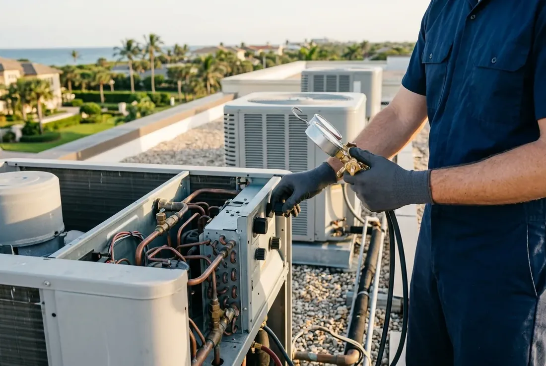 Commercial HVAC Rooftop Condensers