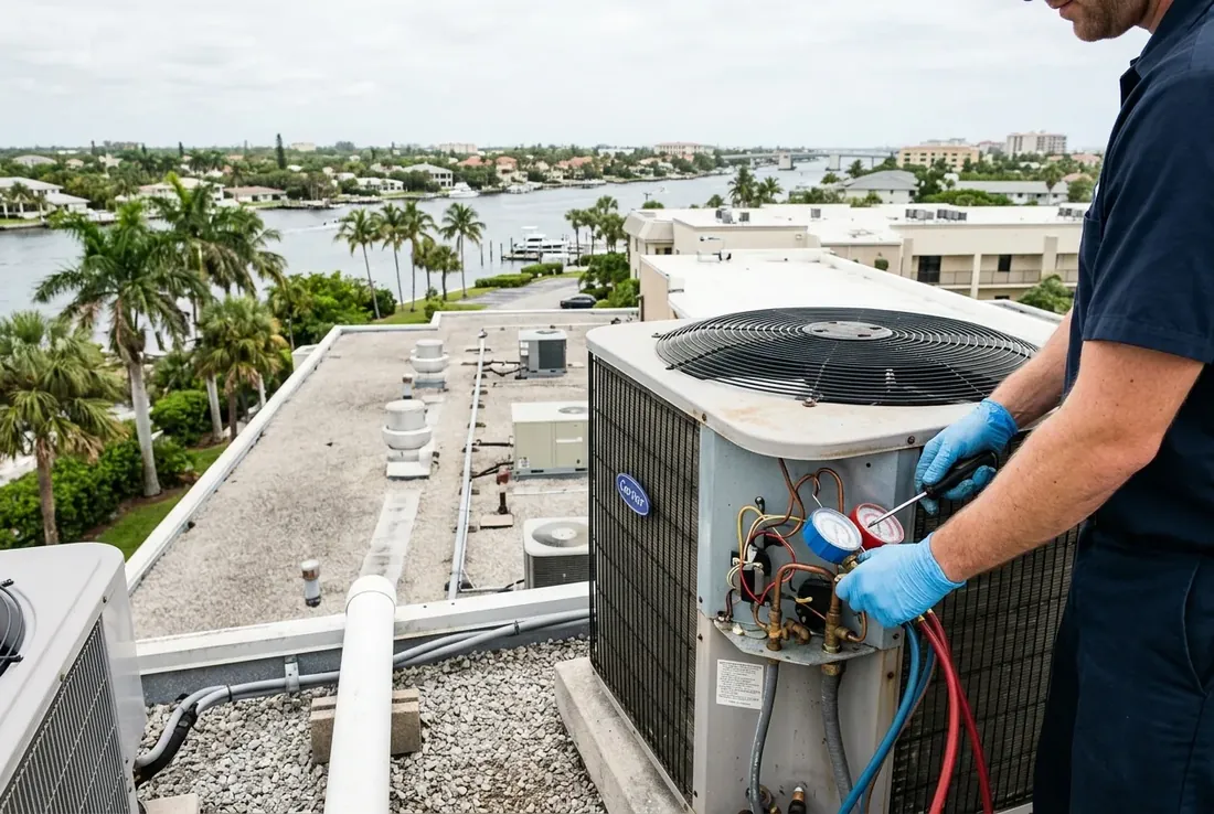 Commercial HVAC Rooftop Condensers