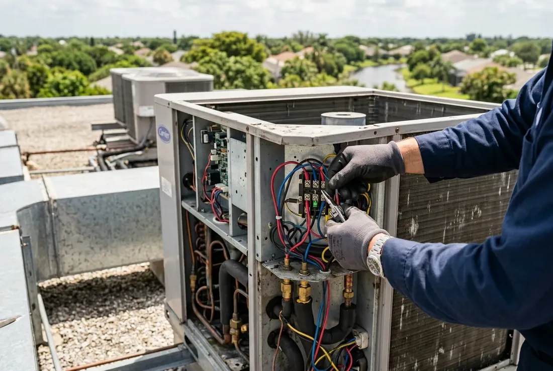 Commercial HVAC Rooftop Condensers