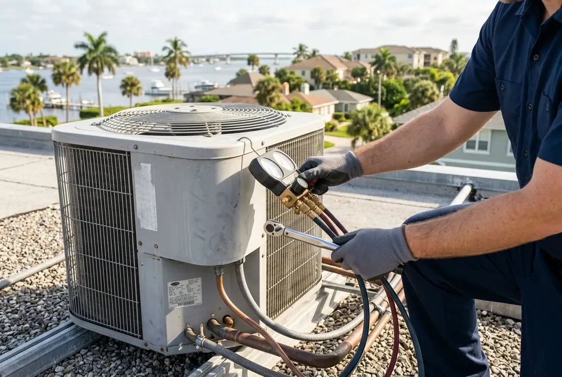 Commercial HVAC Rooftop Condensers