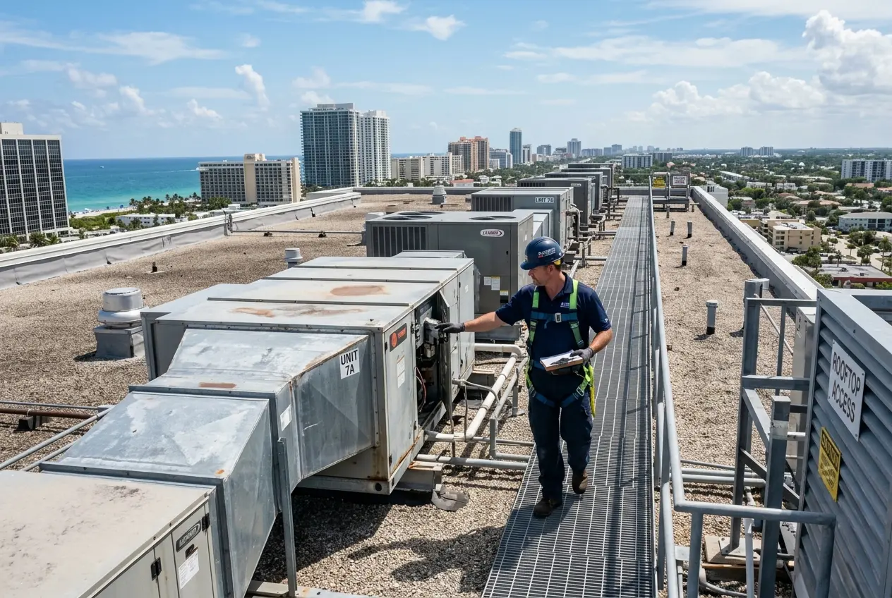 Commercial Unit Rooftop Inspection